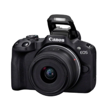 百亿补贴、plus会员：佳能 R50+RF-S18-45mm 旅行家用vlog视频 微单数码相机 黑色套机