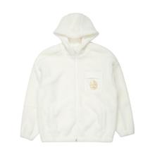 adidas 阿迪达斯 女中大童保暖仿羊羔绒夹克