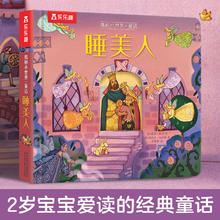 乐乐趣 翻翻绘本2-4-6岁绘本 揭秘小世界-睡美人