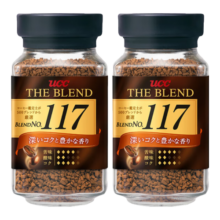悠诗诗（UCC）117 速溶咖啡粉冻干黑咖啡 90g*2瓶