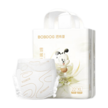 plus会员：巴布豆（BOBDOG）雪域极光纸尿裤奢护透气XL22片(12-17KG)