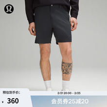 lululemon丨ABC 男士经典剪裁短裤 7" *WovenAir LM7BGUS 曜石黑 31