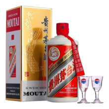 茅台（MOUTAI）【年货送礼不打烊】贵州飞天茅台酒 酱香型高度白酒  婚宴 喜酒 43度 500mL 1瓶 飞天茅台单瓶带杯