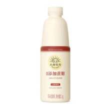 北海牧场 清甜原味家庭装酸奶 1kg*1瓶