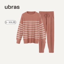 20点开始：ubras 加绒睡衣冬女家居服套装