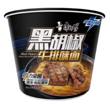 ????康师傅 黑胡椒牛排味桶面112g*1桶