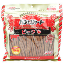 多格漫狗零食泰迪比熊特制优健牛肉条320g牛肉棒长条小狗宠物零食