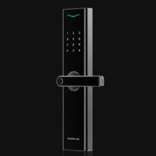 德施曼 指纹锁智能门锁 电子锁家用防盗门锁密码锁APP智联C级锁芯 小嘀V7