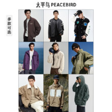 PEACEBIRD 太平鸟 男士春季户外工装夹克合集 多款