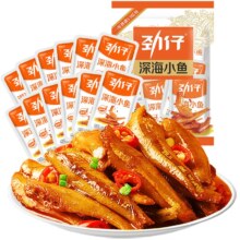 88VIP、需凑单换购：劲仔 鱼干零食 香辣味 8g×12包