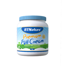 百亿补贴、plus会员、需首购：BTNature 蓝胖子全脂奶粉 1kg 儿童成人中老年 澳洲贝特恩