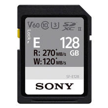 索尼 SONY E系列 SF-E128 SD存储卡 128GB（UHS-II、V60、U3）