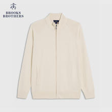 Brooks Brothers 男士春夏季款纯棉休闲毛衣外套拉链开衫