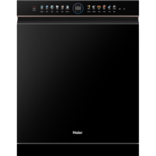 海尔（Haier）双面洗嵌入式洗碗机云溪W5000 15套大容量 一级水效三重洁净 智能开门速干EYBW152266BKU1国家补贴