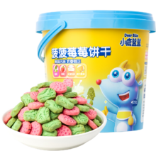 小鹿蓝蓝_菠菠莓莓宝宝饼干 儿童饼干零食菠菜草莓卡通饼干 108g