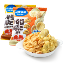 小鹿蓝蓝 多谷物小锅巴2口味组合装20g*4袋 儿童零食