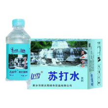 关山雪 原味苏打水饮料 360ml*12瓶