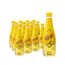可口可乐 怡泉+c柠檬味汽水 整箱 400ml*12
