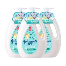 强生婴儿牛奶沐浴露儿童沐浴乳滋润牛奶宝宝四季可用1kg×3瓶