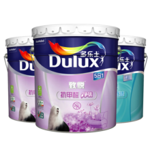 多乐士（Dulux）致悦抗甲醛净味五合一乳胶漆 环保内墙漆抗菌涂料白色油漆 A744 54L套装 白漆 不可调色