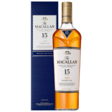 再降价、京东百亿补贴：Macallan 麦卡伦 蓝钻双桶 15年 苏格兰单一麦芽威士忌 700ml 礼盒装