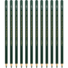 三菱 uni-ball 9800 10B铅笔儿童美术素描绘画绘图笔办公用品小学生专用文具套装 12支