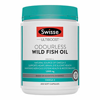 Swisse Omega-3 1000mg野生鱼油软胶囊 400粒
