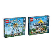乐高 LEGO 创意百变高手 D2C高难度拼插积木 建筑街景 小颗粒 10247+10257