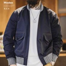 Maden 马登工装 美式复古A1飞行员夹克TS2307204