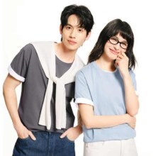 网易严选 205g重磅 100%新疆棉男女T恤 *3件