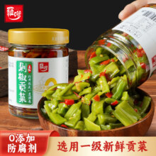 罗嗲 茶油剁椒贡菜下饭菜 238g*2瓶