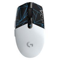 罗技 logitech G304 KDA定制款 2.4G Lightspeed 无线鼠标 12000DPI 黑白拼色