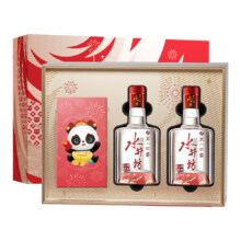京东百亿补贴：水井坊 臻酿八号 禧庆版 52度 浓香型白酒 250ml*2瓶 礼盒装