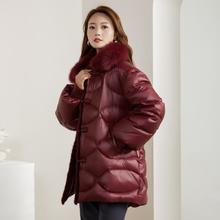 冰洁BENGEN 女士水貂毛门禁羽绒服 J20141988F