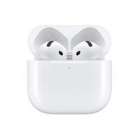 苹果 Apple AirPods 4 半入耳式真无线蓝牙耳机 白色 有线充电