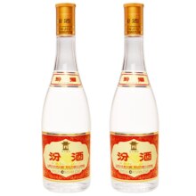 汾酒 53度 黄盖 475ml 2瓶清香型