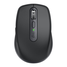 罗技（Logitech）大师系列MX anywhere 3S蓝牙无线鼠标静音商务办公点击舒适多设备切换 Anywhere3S黑色