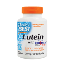 Doctor's Best多特倍斯 叶黄素软胶囊20mg*60粒  玉米黄质护眼胶囊缓解视觉疲劳防蓝光成人