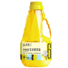 金掌门食用油 压榨一级 非转基因 玉米胚芽油 1.8L（富含维生素E）