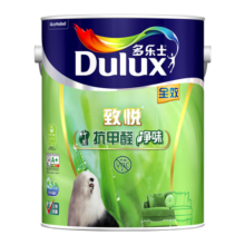 多乐士（Dulux）致悦竹炭全效抗甲醛净味内墙乳胶漆室内 防霉油漆 墙面漆涂料A742 5L单桶 白漆 不可调色