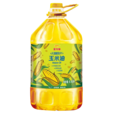 金龙鱼 食用油 非转基因 物理压榨玉米油6.18L（富含植物甾醇）