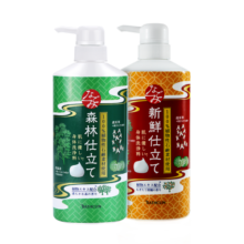 巴斯克林舒和沐浴露套装（森林自然香型600ml+新鲜柑橘香型600ml 沐浴乳）