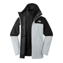百亿补贴：THE NORTH FACE 北面 24秋冬北面冲锋衣男户外防风防水防寒服抓绒内胆三合一冲锋衣89ZP C3F/星辰灰