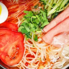 壹传食 小麦冷面468g*3袋装 东北朝鲜延边凉拌面