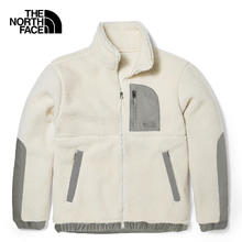 THE NORTH FACE 北面 抓绒外套情侣款户外保暖厚抓绒衣89YW 白色/4QI XXL