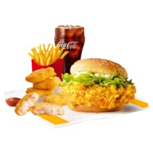 需首购：麦当劳 麦辣鸡腿堡 经典四件套