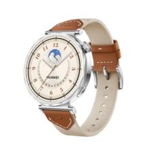 华为 HUAWEI WATCH GT5 智能手表 41mm 马鞍棕 复合编织表带