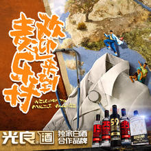 光良 数据瓶39 52%vol 浓香型白酒 500ml*6瓶
