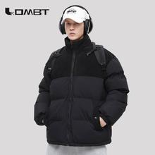 百亿补贴：LOMBT HSTYLE 韩都衣舍 冬季男士简约风棉衣户外保暖宽松休闲百搭棉服