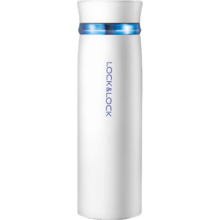 乐扣乐扣（LOCK&LOCK）不锈钢情侣学生保温杯菲特旋转盖轻量杯450ml白蓝 LHC4131WB